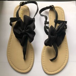 Sandals with a Bow